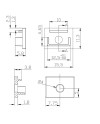 TAPA C/ AGUJ PERFIL ALUMINIO EMP. 2000*35*11mm